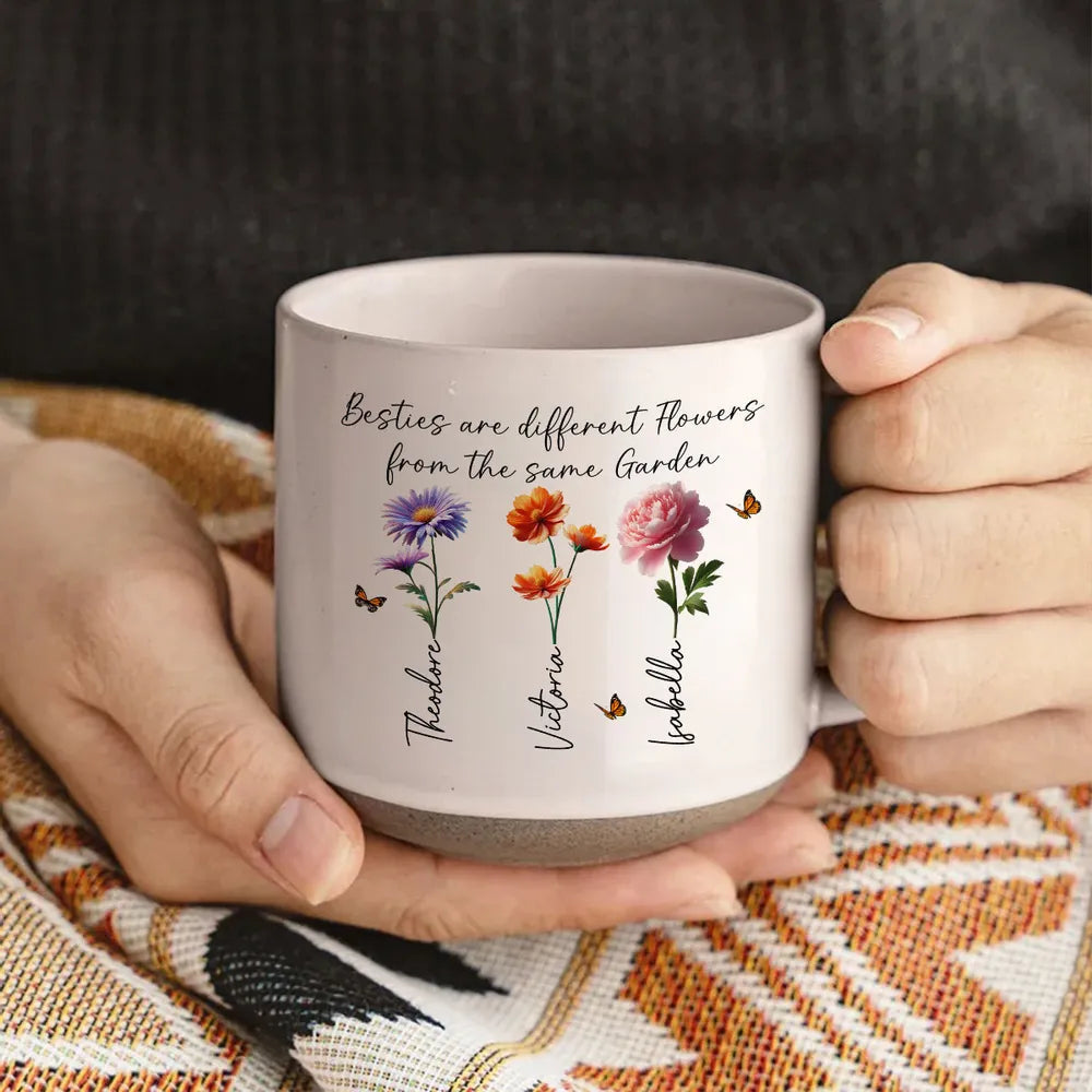 Personalized Friendship Mug for Friends with Floral Design - Thoughtful Gift Cup MagicInPrints