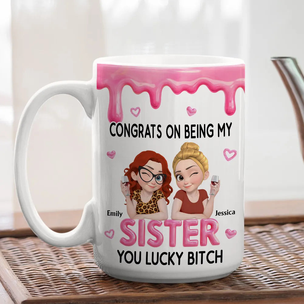Personalized Sister Mug for Women - Funny Gift for Sisters Cup MagicInPrints