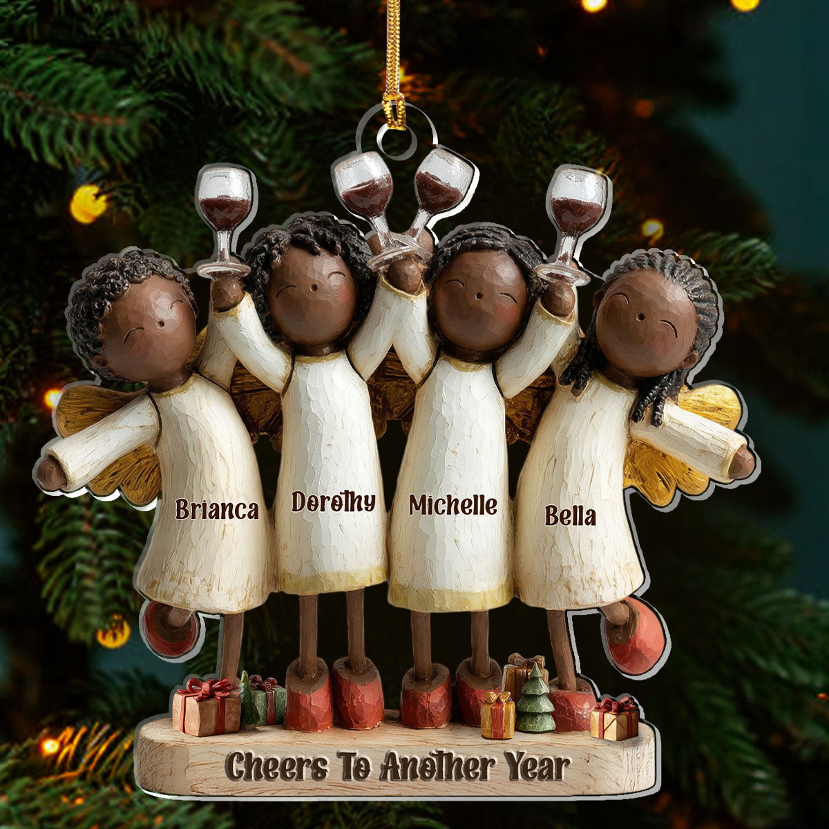 Personalized Angel Ornament for Family - Holiday Celebration Keepsake Ornament MagicInPrints