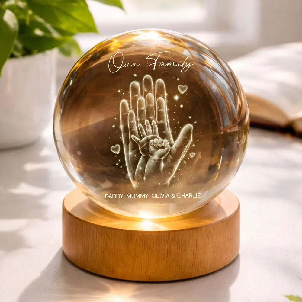 Personalized Family LED Night Light for Home Decor - Sentimental Gift Lamp MagicInPrints