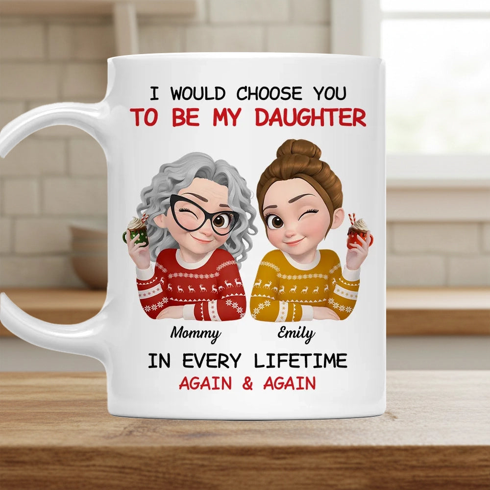 Personalized Mother-Daughter Coffee Mug - Sentimental Gift for Mom Cup MagicInPrints