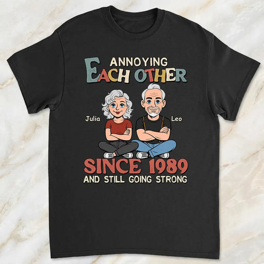 Personalized Anniversary T-Shirt for Couples - Funny Gift Since 1989 Cloth MagicInPrints