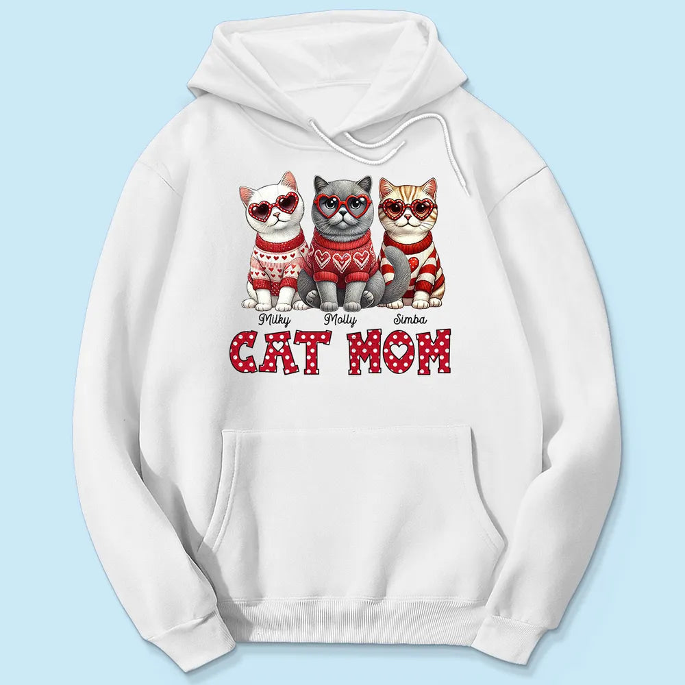 Personalized Cat Mom T-Shirt for Women with Cute Cat Design - Perfect Gift for Cat Lovers Cloth MagicInPrints