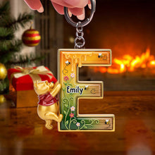 Load image into Gallery viewer, Bring Joy to Every Occasion - Festive Letter Keychain, Custom Gift for Cartoon Fans Keychains PopCulturePrints
