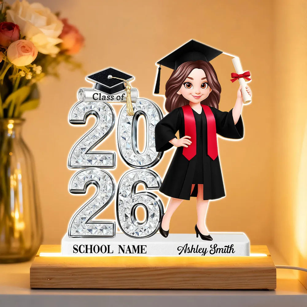 Custom Graduation Acrylic Plaque for Class of 2026 - Personalized Gift for Graduates Plaque MagicInPrints