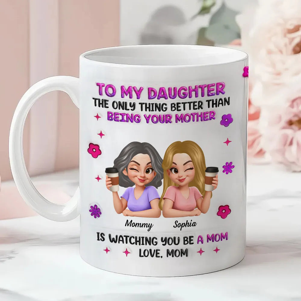 Personalized Mother-Daughter Coffee Mug Gift - Sentimental Keepsake for Daughters Cup MagicInPrints