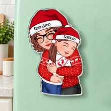Load image into Gallery viewer, Personalized Acrylic Magnet Christmas Gift for Grandma &amp; Granddaughter
