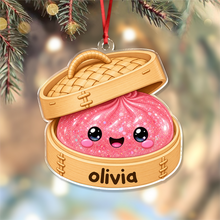 Load image into Gallery viewer, Personalized Acrylic Dim Sum Ornament Gift for Family &amp; Friends
