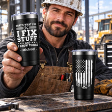 Load image into Gallery viewer, Personalized Bullet Tumbler Custom Name Gift for Dad Mechanic

