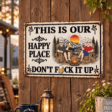 Load image into Gallery viewer, Personalized Rustic Couple Metal Sign Custom Gift for Couples

