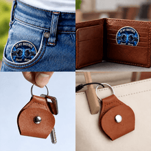 Load image into Gallery viewer, Personalized Brother Pocket Hug Keychain Custom Name Gift
