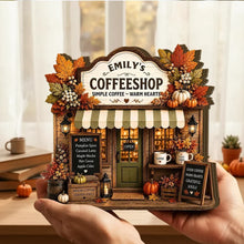 Load image into Gallery viewer, Personalized Thick Wooden Coffee Plaque Gift for Mom or Friend
