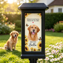 Load image into Gallery viewer, Personalized Solar Garden Stake Light Dog Memorial Tribute Gift
