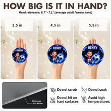 Load image into Gallery viewer, Personalized Acrylic Ornament Cartoon Soccer Player Gift for Kids
