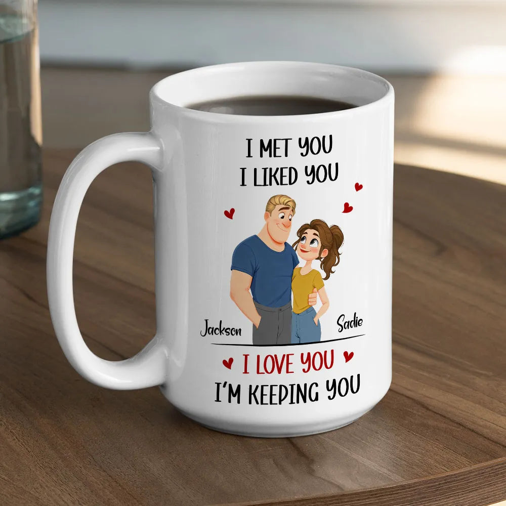 Personalized Romantic Mug for Couples - Sentimental Gift for Anniversaries Cup MagicInPrints