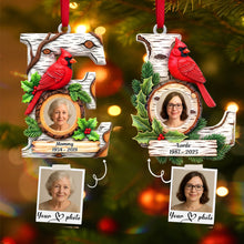 Load image into Gallery viewer, Cherished Memories: Personalized Cardinal Ornament - Unique Gift for Loved Ones Ornament MagicInPrints
