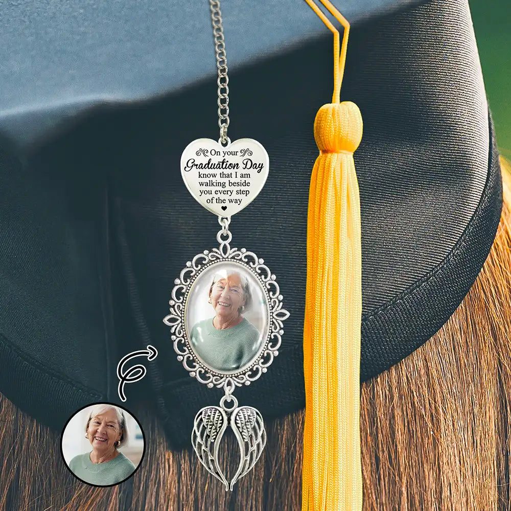 Personalized Graduation Cap Photo Charm for Students - Sentimental Keepsake Jewelry MagicInPrints