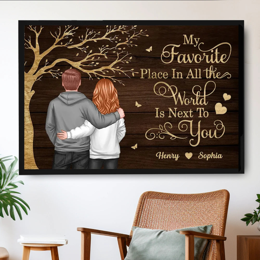 Personalized Couple Wall Art for Home Decor - Sentimental Gift Poster or Canvas MagicInPrints