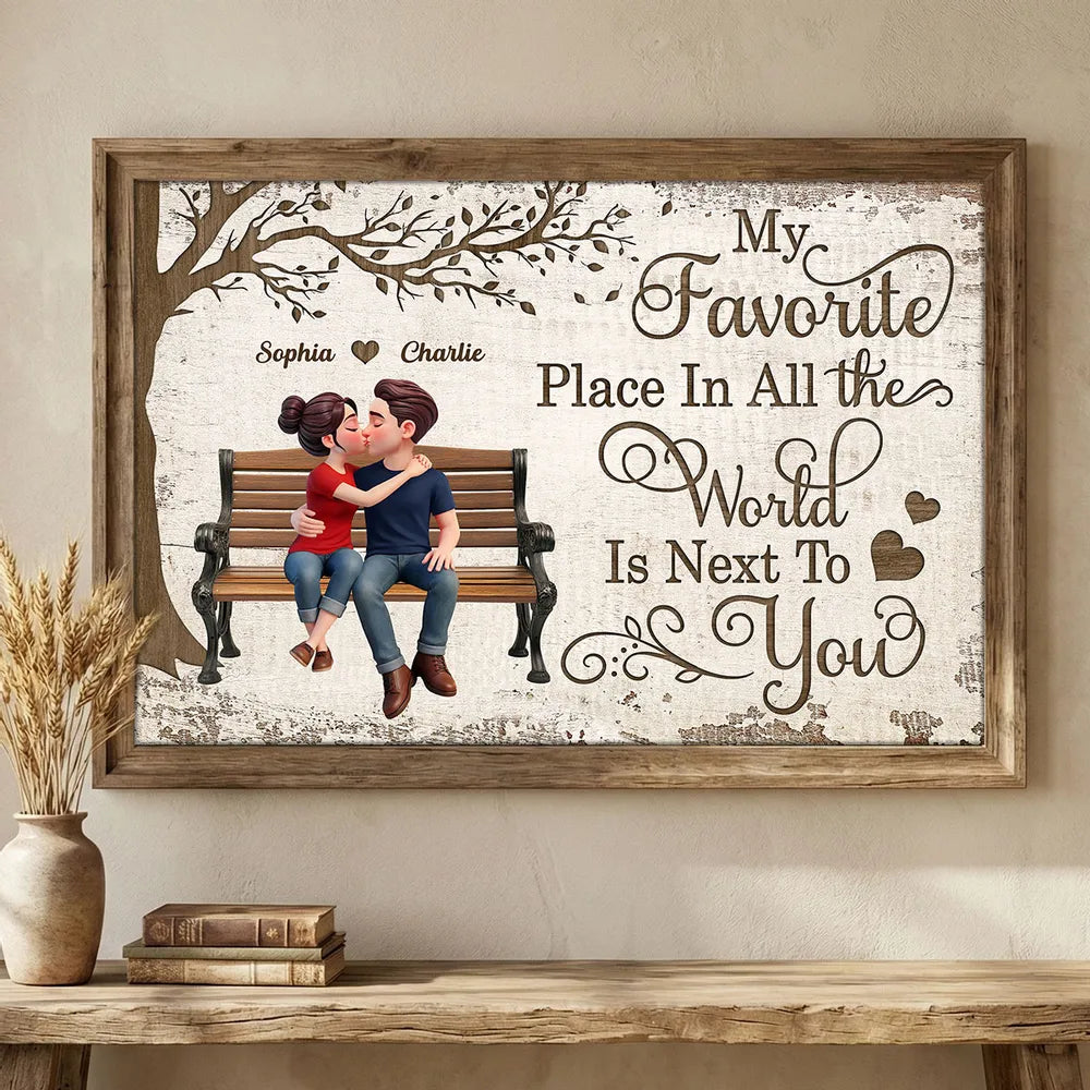 Personalized Romantic Wall Art for Couples - Sentimental Home Decor Poster or Canvas MagicInPrints