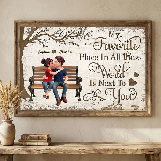 Personalized Romantic Wall Art for Couples - Sentimental Home Decor Poster or Canvas MagicInPrints