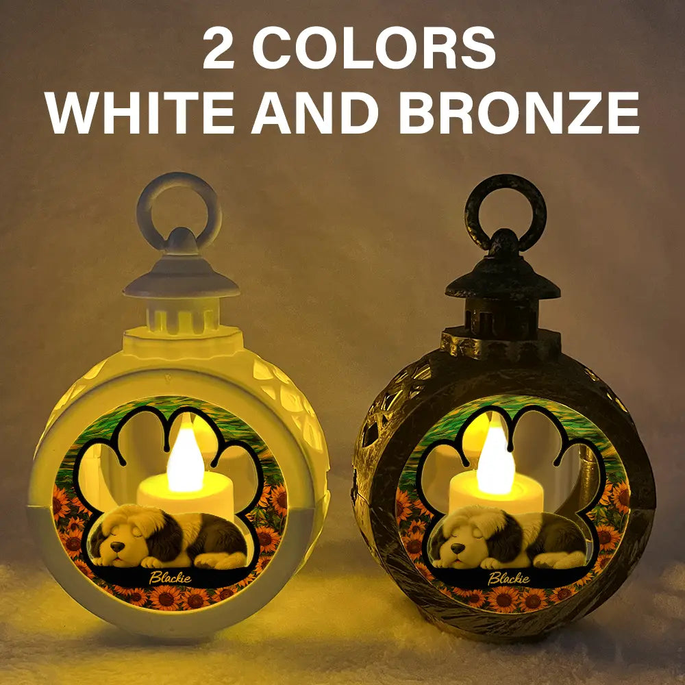 Illuminate Your Memories – Personalized Candlelight Lantern Ornament – Gift for Dog Lovers Lantern Ornament MagicInPrints