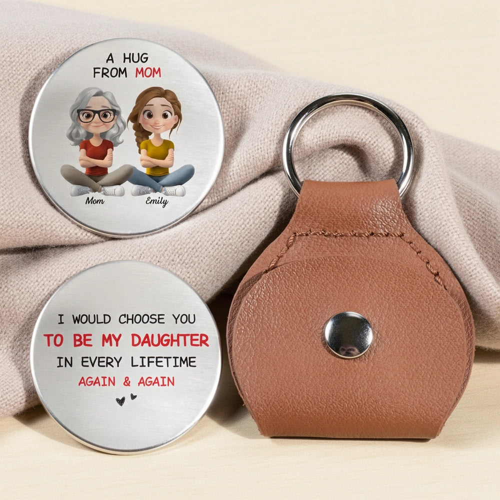 Personalized Keychain for Daughter - Sentimental Gift from Mom Keychain MagicInPrints