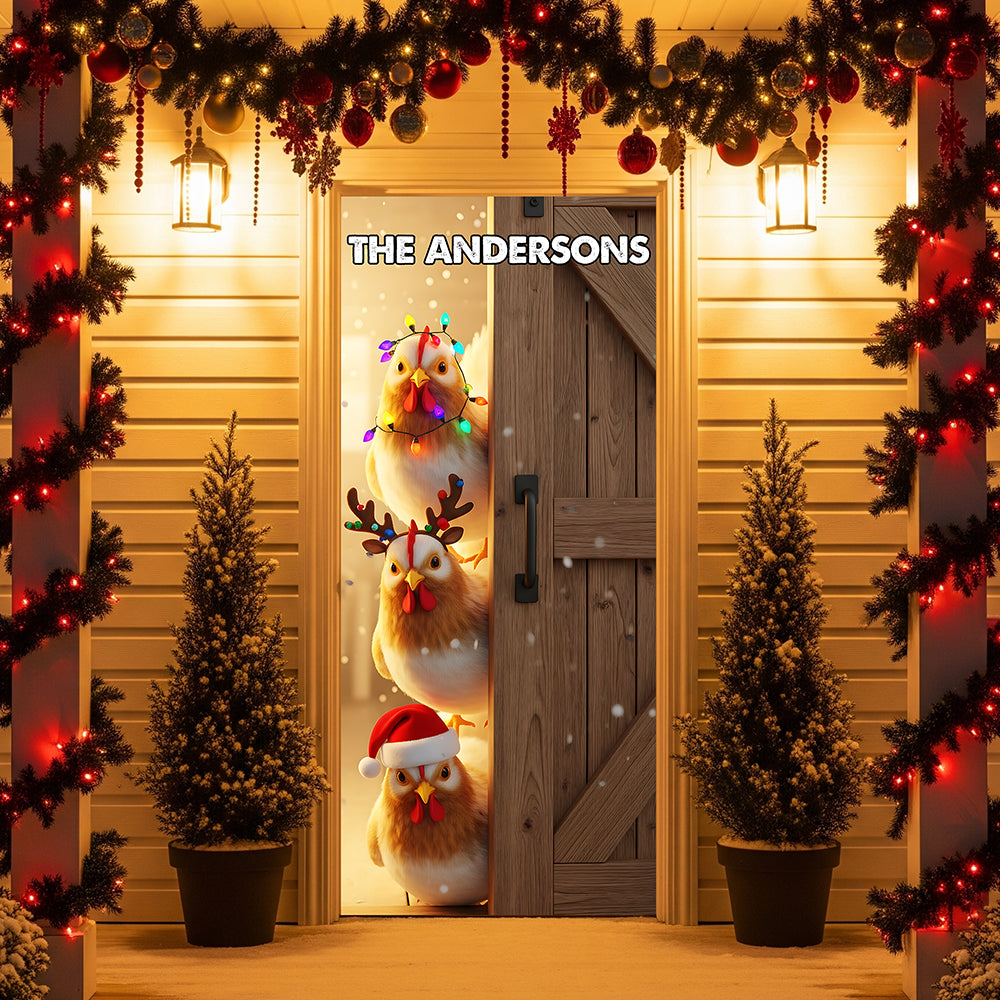 Bring Home the Farm Fun - Personalized Farm Animals Door Cover Door Covers MagicInPrints