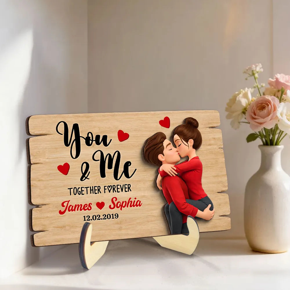 Personalized Wooden Plaque for Couples - Romantic Gift for Anniversaries Plaque MagicInPrints