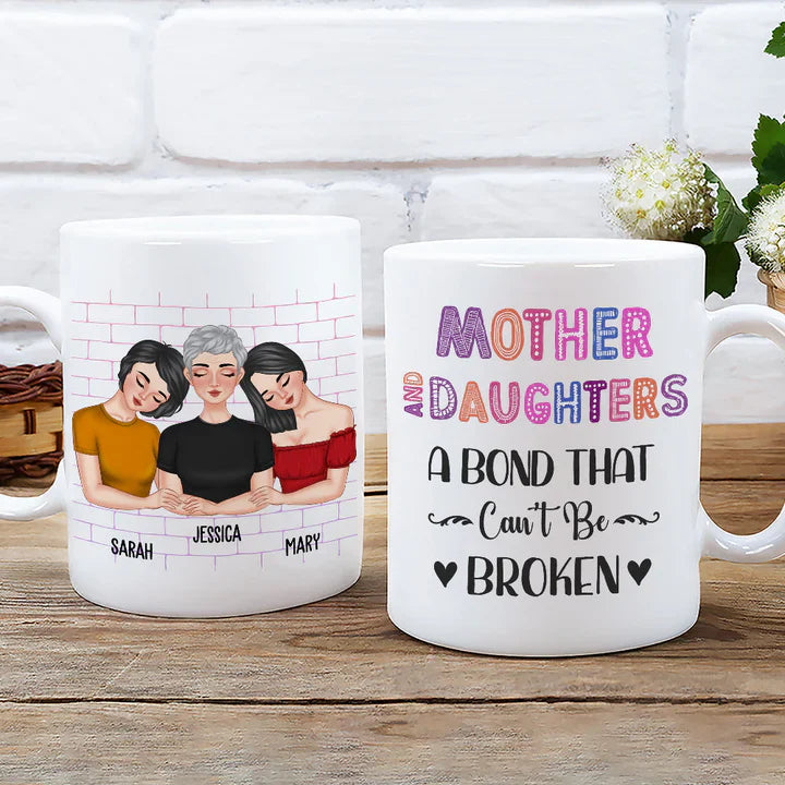 Personalized Mother and Daughters Mug - Sentimental Gift for Mother's Day Cup MagicInPrints