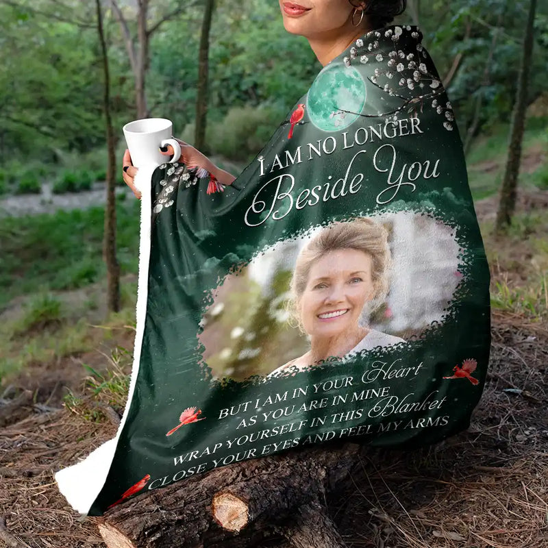 Personalized Memorial Blanket for Loved Ones - Comforting Hug from Heaven Blanket MagicInPrints