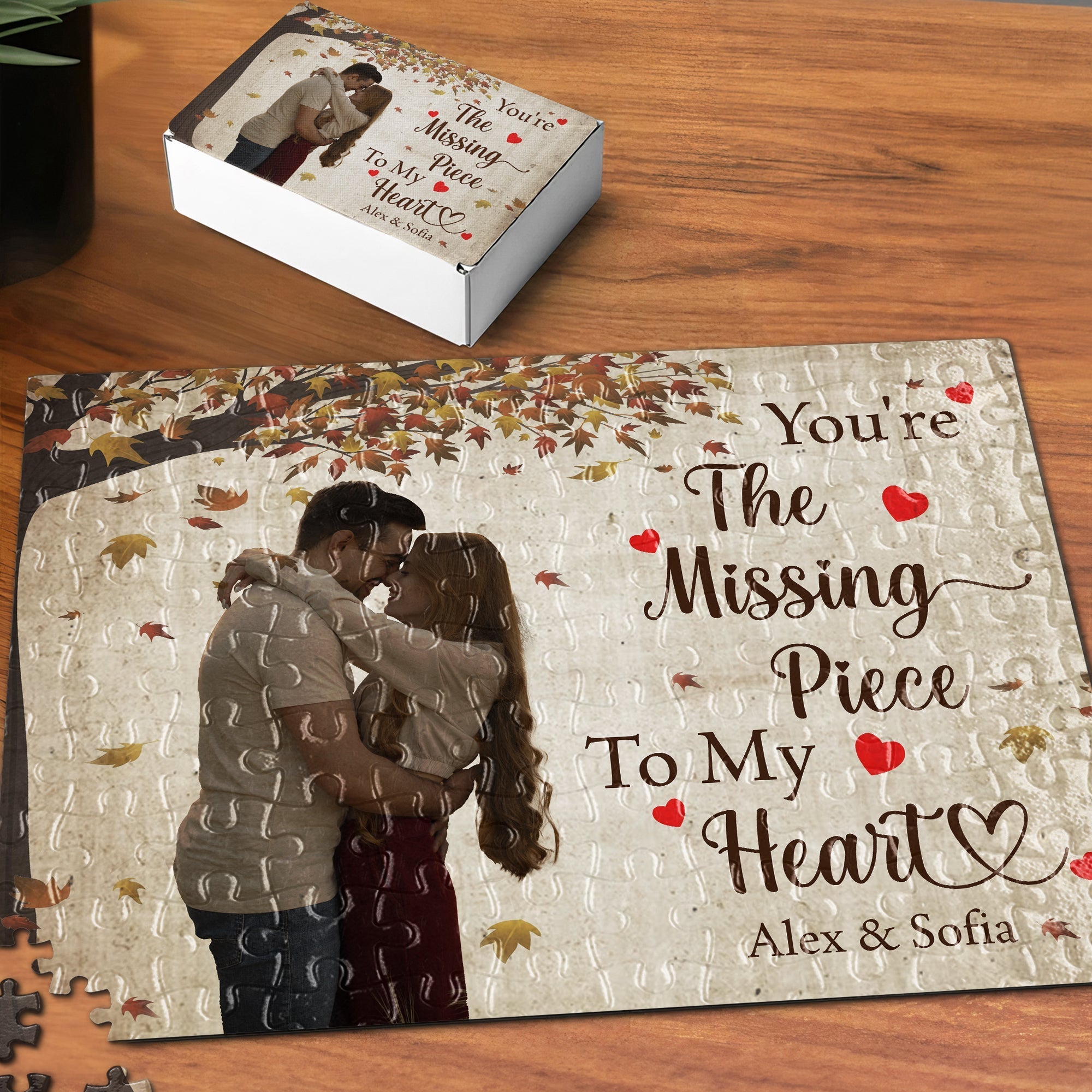 Personalized Jigsaw Puzzle for Couples - Unique Valentine's Day Gifts Jigsaw Puzzles PopCulturePrints