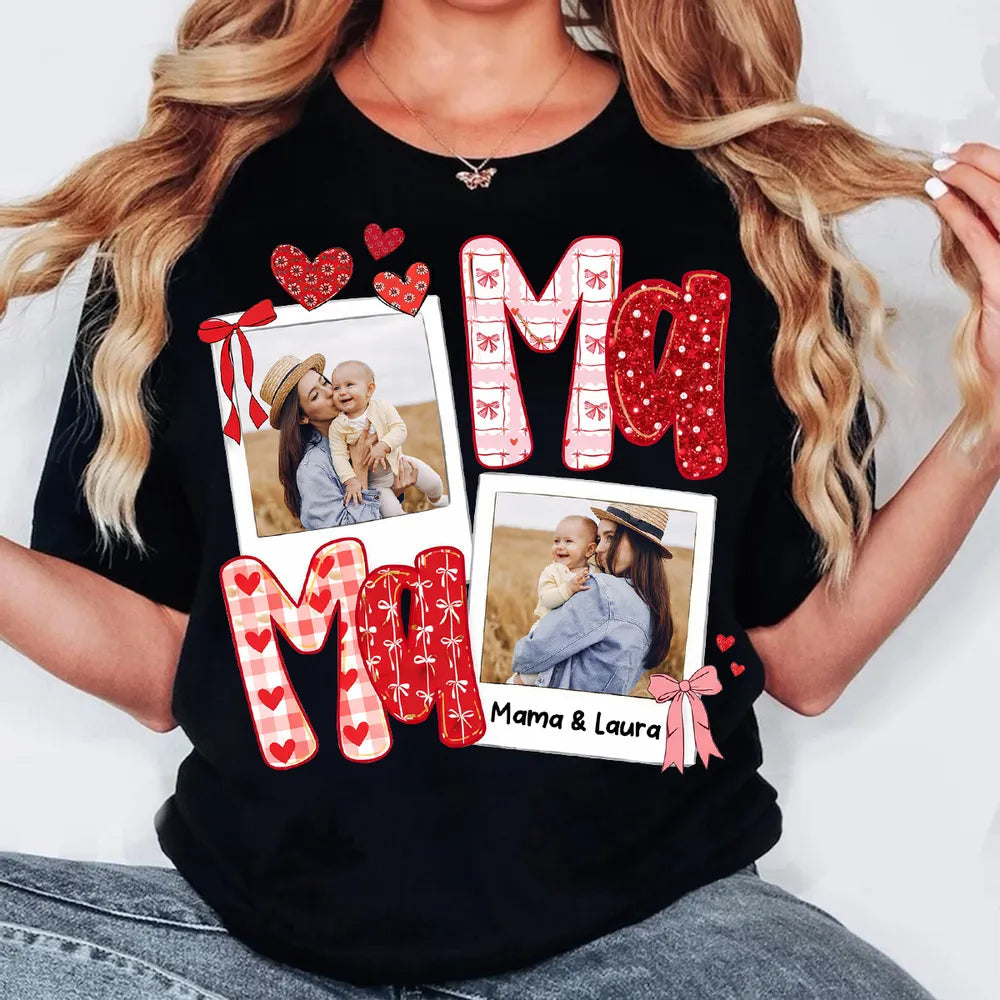 Custom Photo Sweatshirt for Moms - Personalized Mother's Day Gift Cloth MagicInPrints