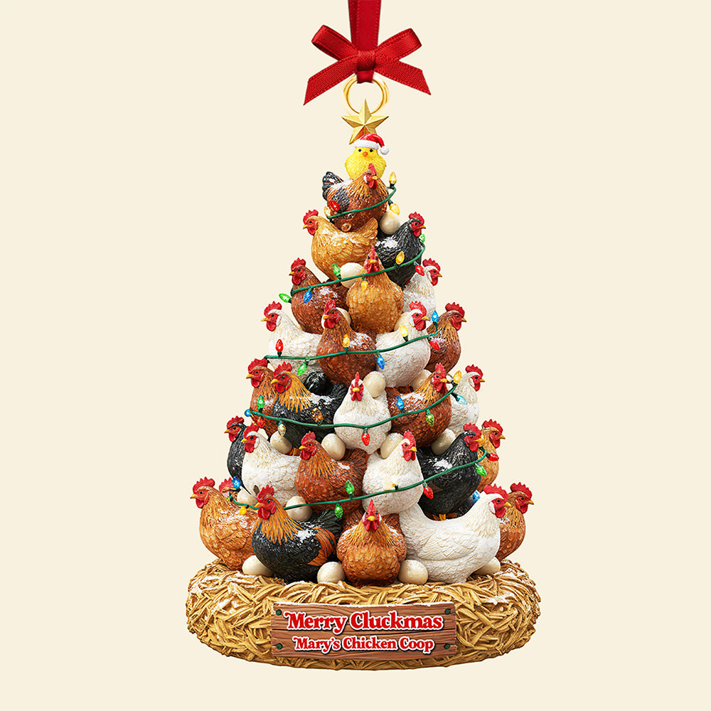 Personalized Gifts For Chicken Lovers Christmas Ornament Ornament MagicInPrints