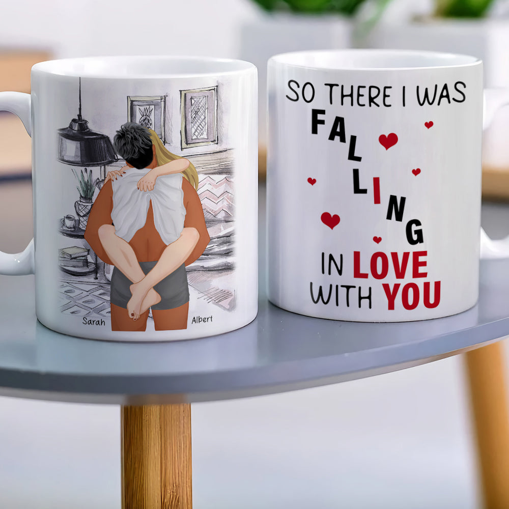 Personalized Love Mug for Couples - Perfect Gift for Anniversaries and Special Occasions Coffee Mug PopCulturePrints