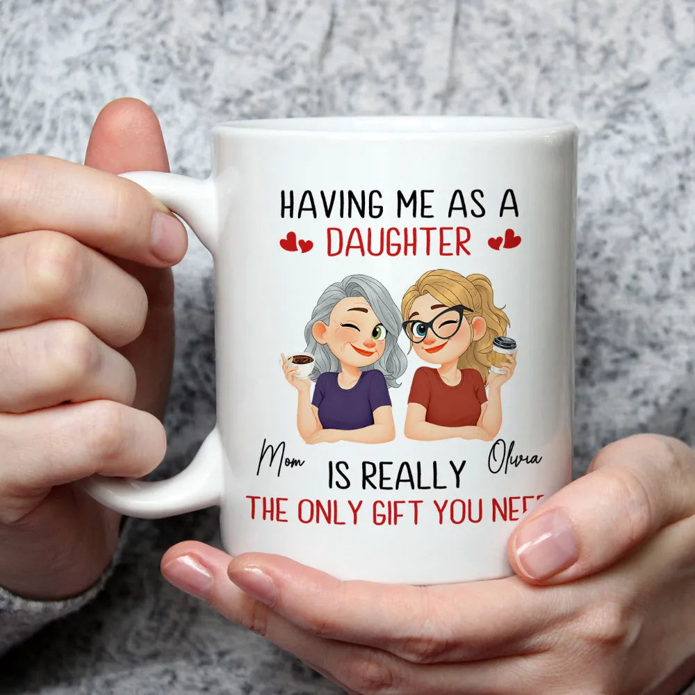 Personalized Coffee Mug for Mom - Funny Daughter Gift for Mother's Day Cup MagicInPrints