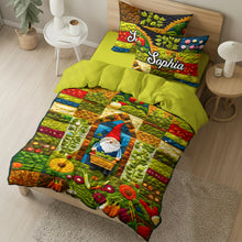 Load image into Gallery viewer, &quot;Embrace Whimsy with Custom Personalization!&quot; - Garden Gnome Bedding Set - Perfect Gift for Gnome Lovers Bedding Set MagicInPrints
