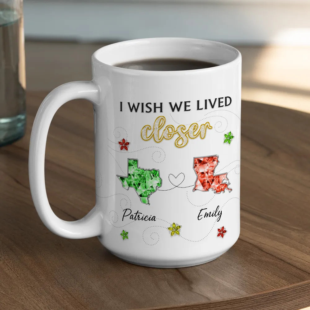 Personalized Long-Distance Friendship Mug for Friends - Thoughtful Gift Cup MagicInPrints