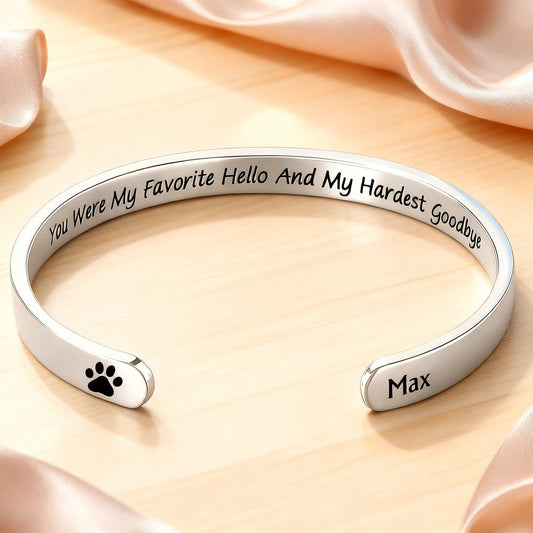 Personalized Pet Memorial Bracelet for Dog Lovers - Sentimental Keepsake Jewelry MagicInPrints