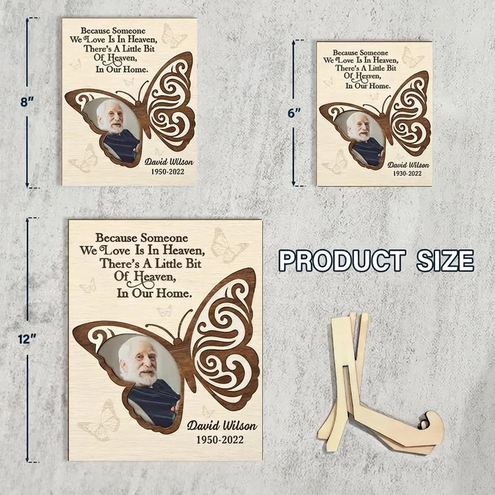 Personalized Memorial Photo Frame for Loved Ones - Sentimental Keepsake Plaque MagicInPrints