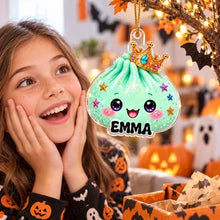 Load image into Gallery viewer, Personalized Halloween Dumpling Acrylic Ornament Gift for Kids
