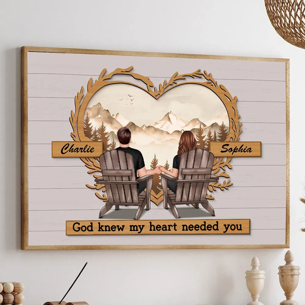 Personalized Couple Wall Art for Home Decor - Romantic Gift Poster or Canvas MagicInPrints