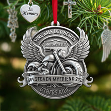 Load image into Gallery viewer, Some Walk Into Heaven - Personalized Ornament for Motorcycle Lovers Ornament MagicInPrints
