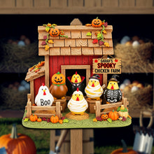 Load image into Gallery viewer, Get Spooked at Sarah&#39;s Spooky Chicken Farm - Personalized Sign for Chicken Lovers Wood Sign MagicInPrints
