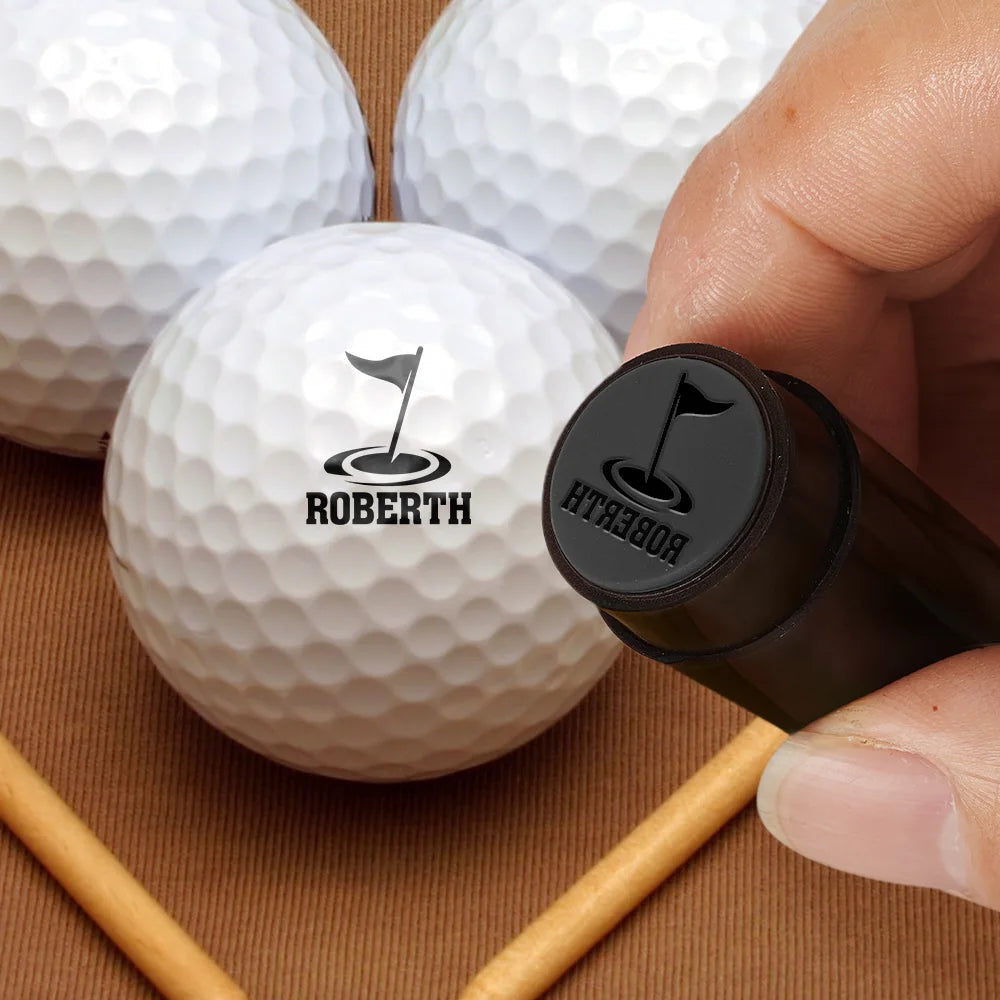 Personalized Golf Ball Stamp for Golfers - Custom Name Gift Sports MagicInPrints