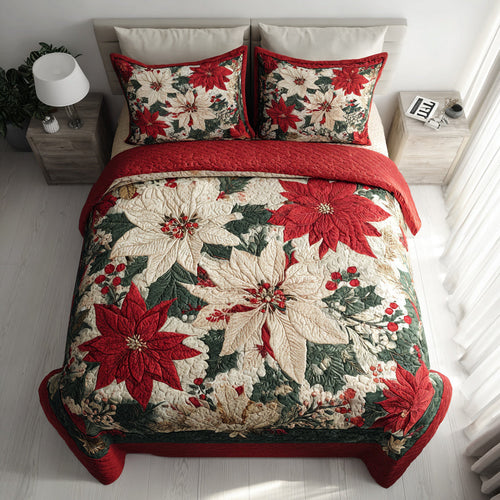 Bring Warmth to Your Home – Personalized Quilted Bedding Set – Gift for Family and Friends Quilted Bedding Set V2 MagicInPrints