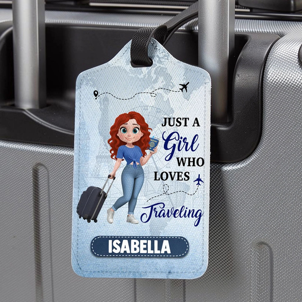 Personalized Luggage Tag for Women - Travel Lover Gift Travel Gear MagicInPrints