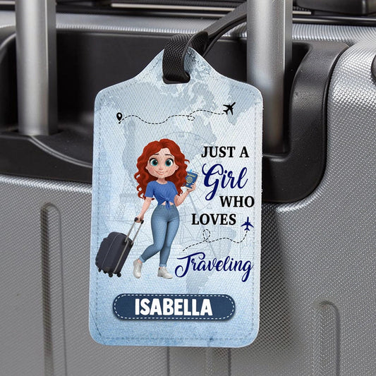 Personalized Luggage Tag for Women - Travel Lover Gift Travel Gear MagicInPrints
