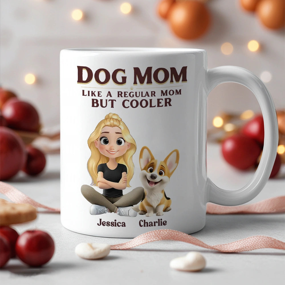 Personalized Dog Mom Coffee Mug for Pet Owners - Fun Gift for Dog Lovers Cup MagicInPrints