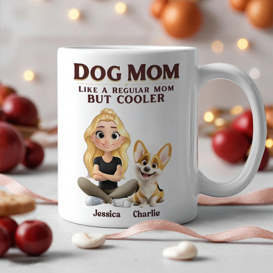 Personalized Dog Mom Coffee Mug for Pet Owners - Fun Gift for Dog Lovers Cup MagicInPrints