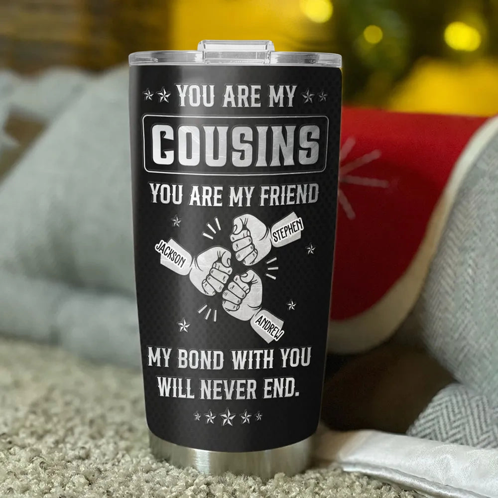Personalized Cousin Tumbler for Family - Sentimental Gift Cup MagicInPrints